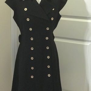 Military Style Coat Dress